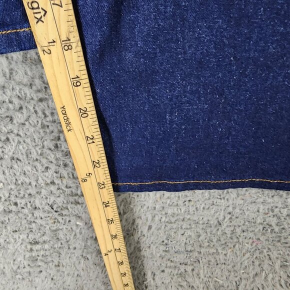 Boden Jeans Womens 22 Dark Wash Stretch High Rise Wide Leg Crop *NWT* - Picture 8 of 16